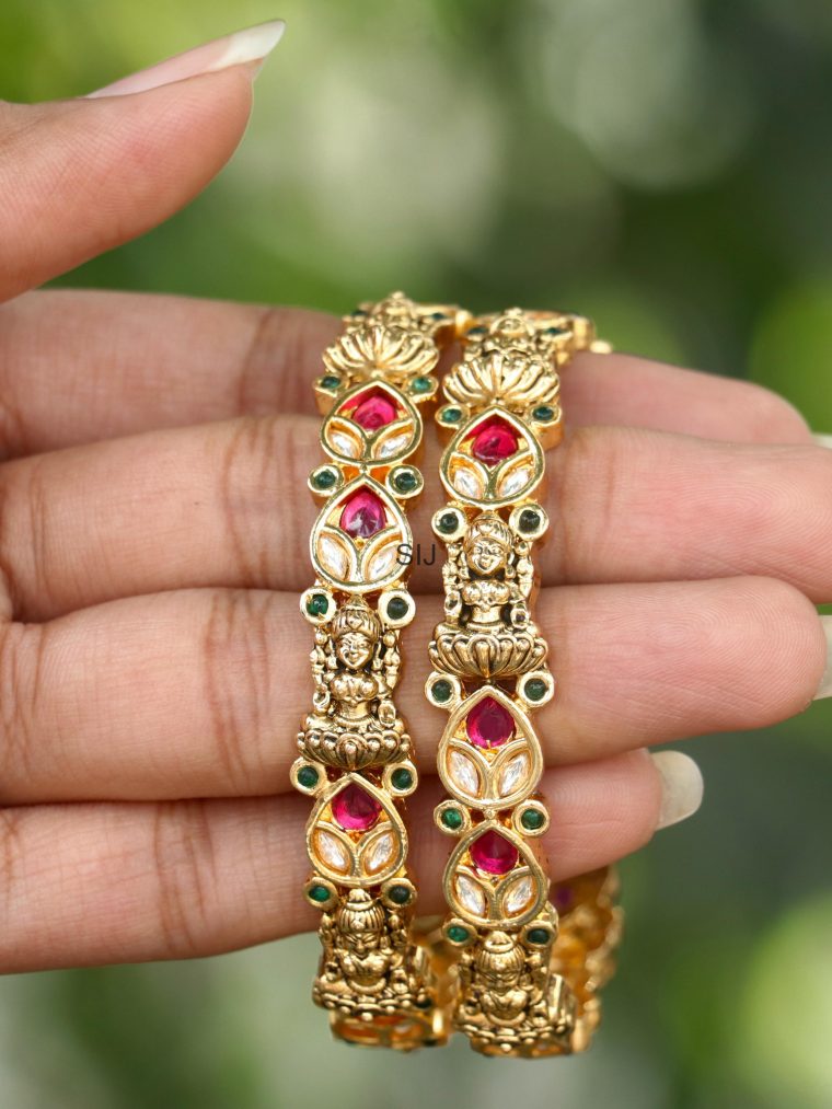 Imitation Ruby &AD Stone Bangles