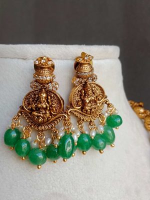 Lakshmi Motif Peacock &Kalasam Long Haaram