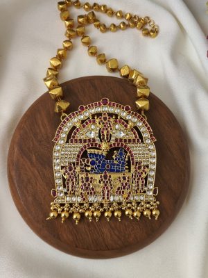 Lord Sri Ranganathar Kemp Pendant Chain