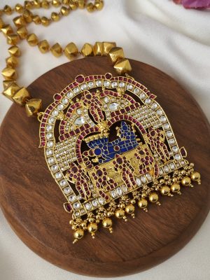 Lord Sri Ranganathar Kemp Pendant Chain