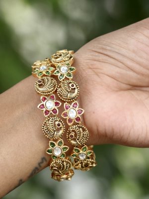 Peacock Design Chandni Kemp Bangles