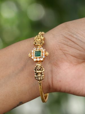 Rivaayat Gold Finish Kada Bangles