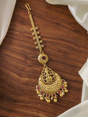 Ruby Stones Lakshmi Devi Tikka