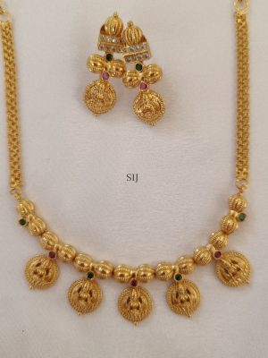 Traditional Lakshmi Coin Necklace