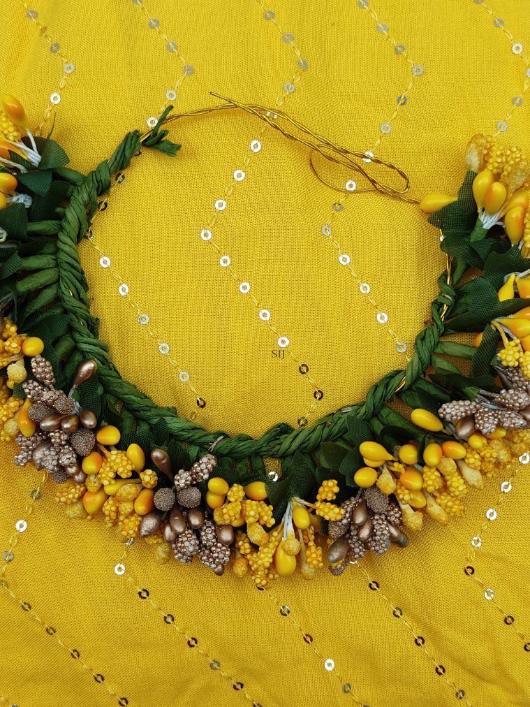 Yellow &Gold Color Flower Arch