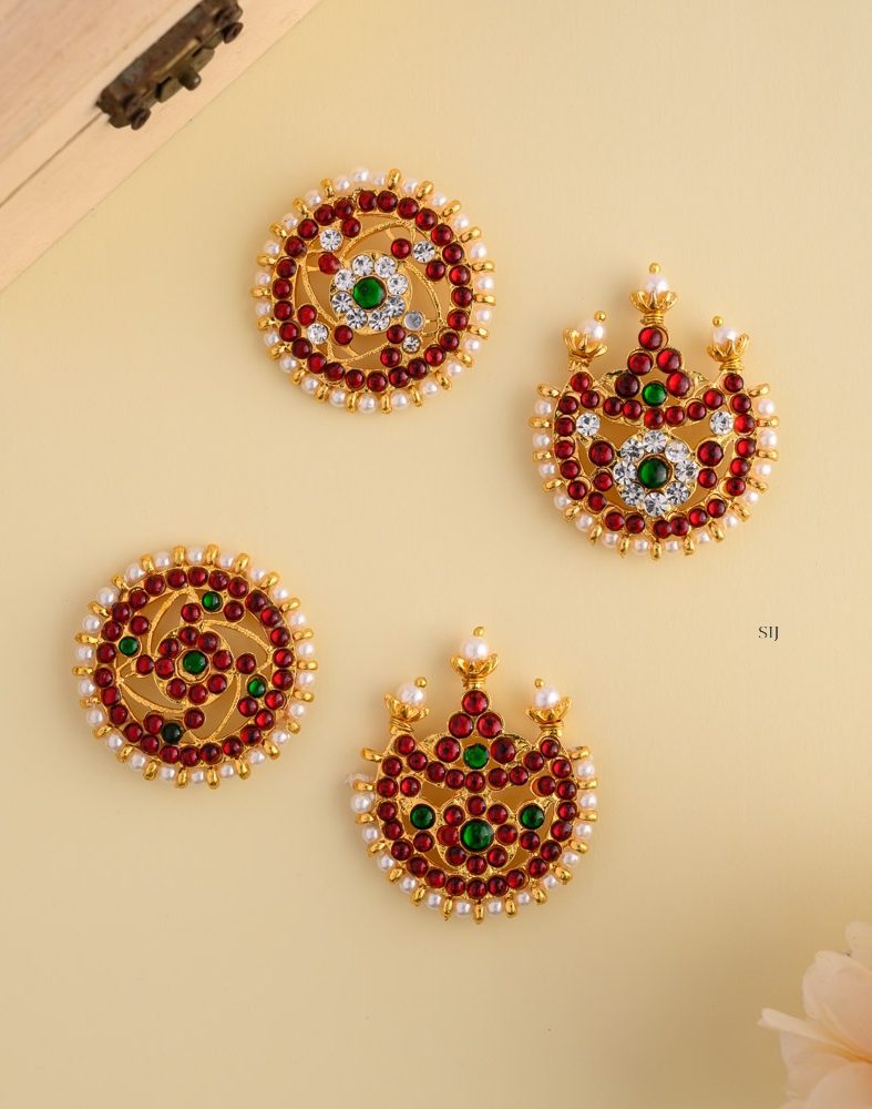 Set Of Two Chandran and Suriyan Hair Accessories