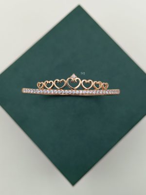 Rose Gold Anti Tarnish AD Stones Bracelet