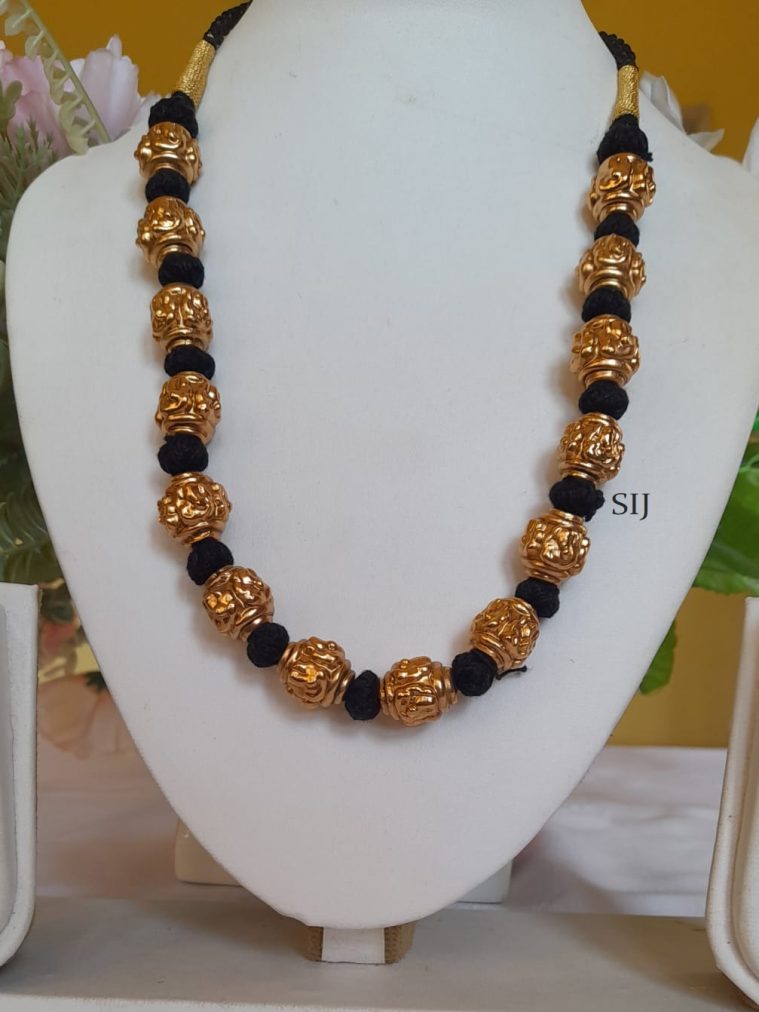 Black Thread Nakshi Necklace Set