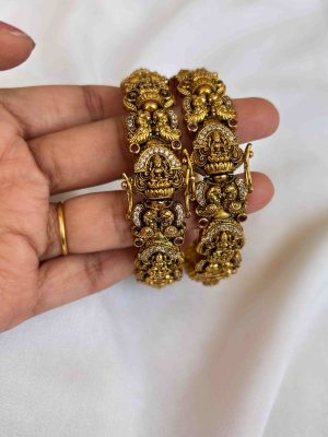 Antique Temple Lakshmi Bangles