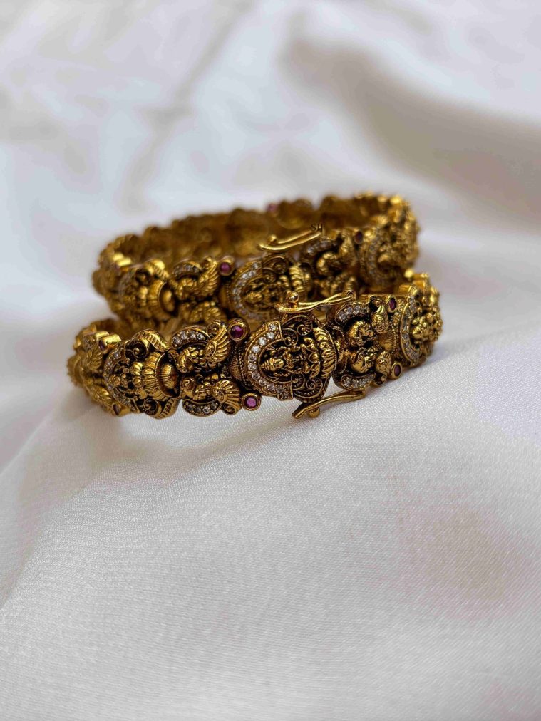 Antique Temple Lakshmi Bangles