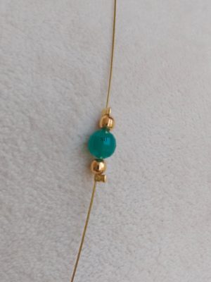 Dual Peacock Pendant Invisible Necklace