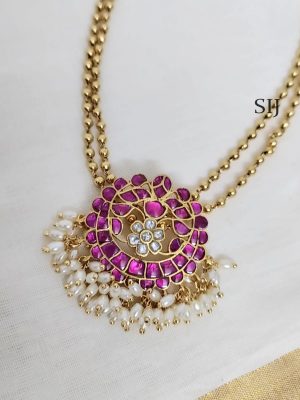 Jadau Kundan Beaded Balls Long Necklace