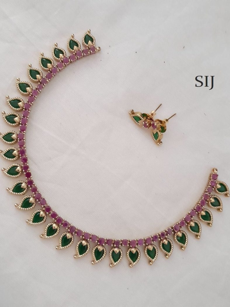 Gold Plated Kerala Palakka Necklace