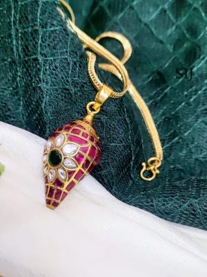 Jadau Kundan Sangu Pendant Chain