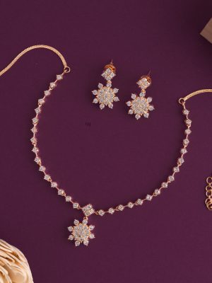 Imitation Diamond Look Alike Necklace