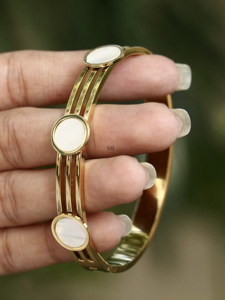 One Gram Gold Tarnish Moon Mist Bracelet