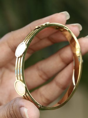 One Gram Gold Tarnish Moon Mist Bracelet