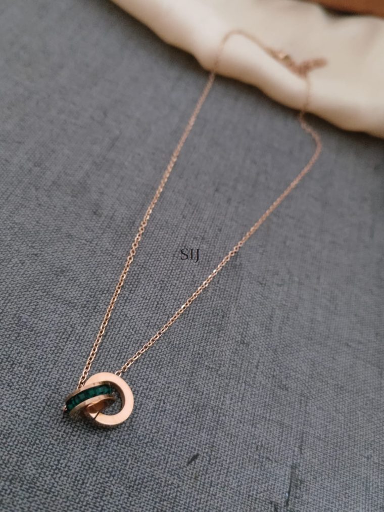 Round Shape Rose Gold Chain