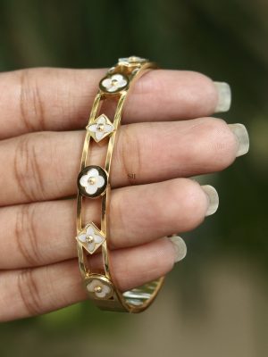 Tarnish Golden Finish Aura Bracelet