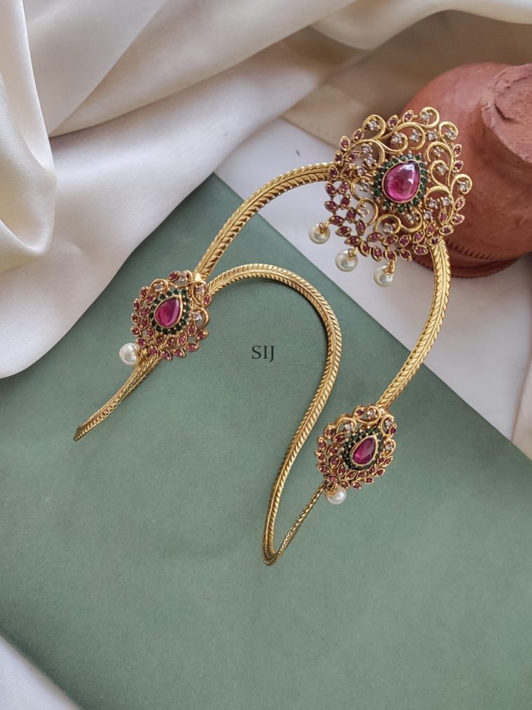 Traditional Floral Bajuband Armlet