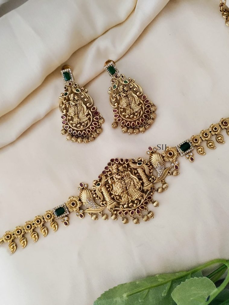 Traditional Radha Krishna Chocker Set