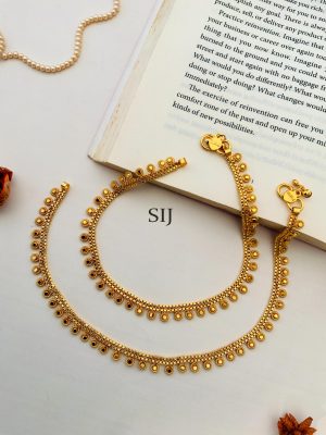 Antique Gold Plated Anklet