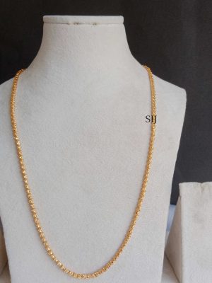 Gold Finish Thick Long Chain