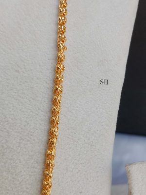 Gold Finish Thick Long Chain