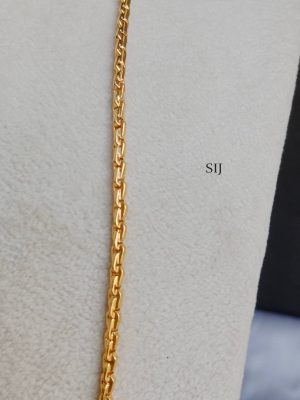 Gold Finish Thick Long Chain