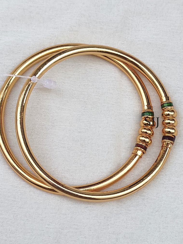 Kada Ball Bangles with Enamel