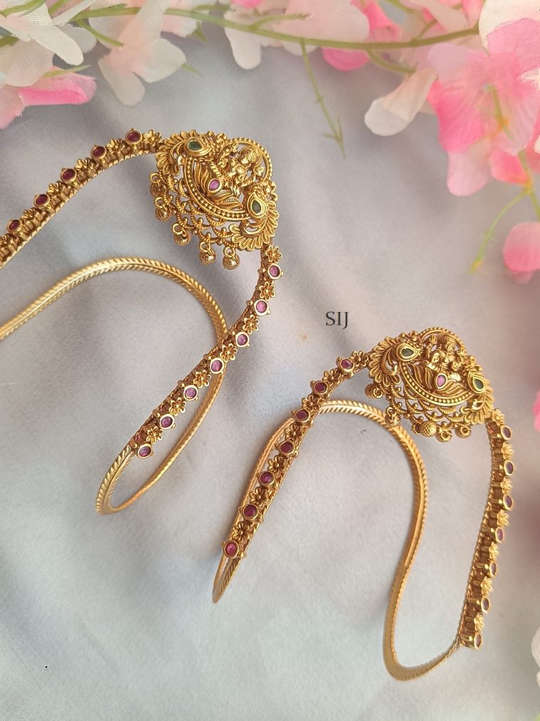 Gold Plated Lakshmi Design Vankis