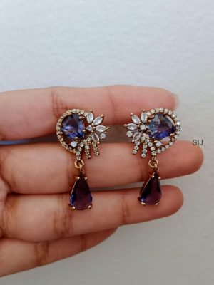 Floral Design Victorian Drop Earrings