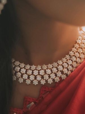 Layered Diamond Look Alike Necklace