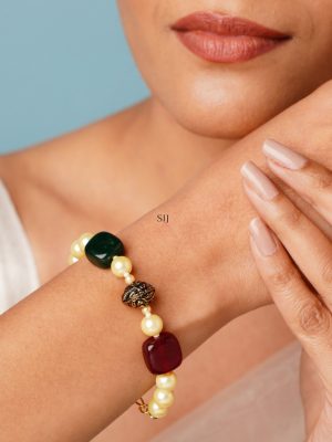 Monalisa Bead Studded Women Hand Bracelet