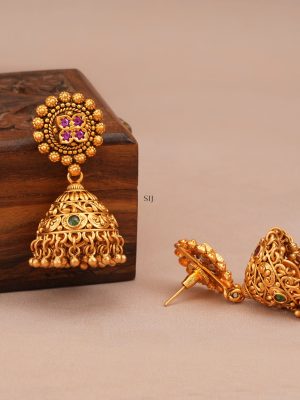 Multicolor Stone Bridal Choker Set