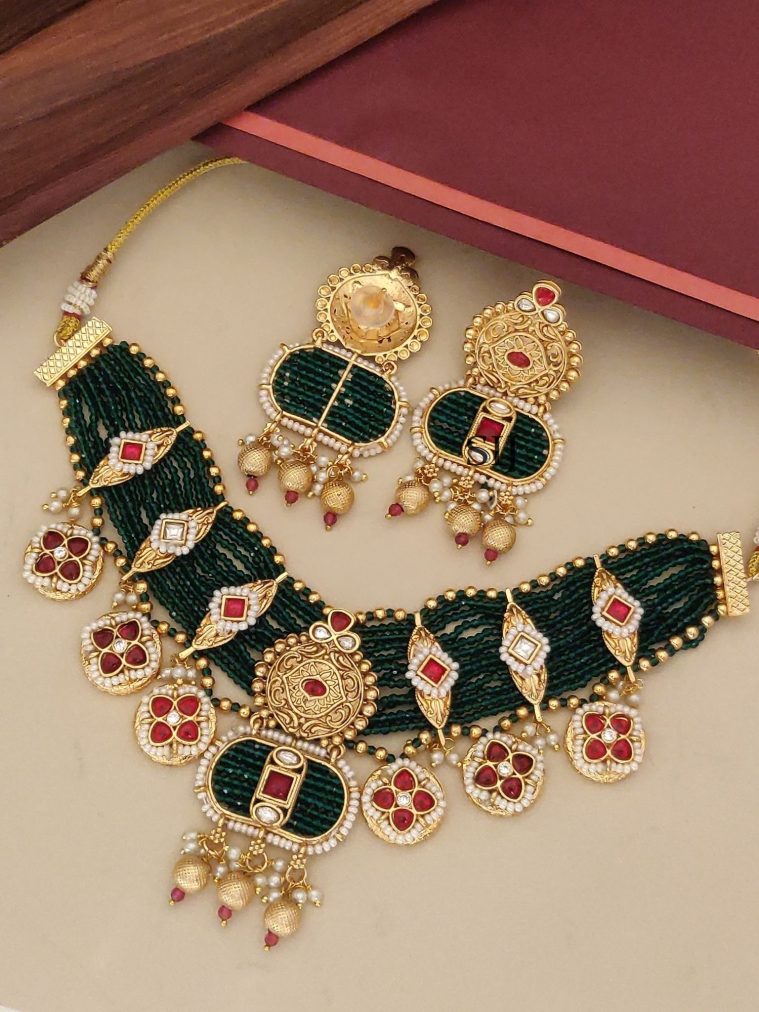 Bridal Beaded Necklace Set