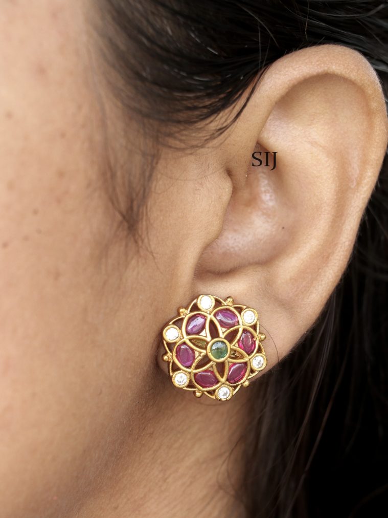 Kemp And AD Stones Ear Studs
