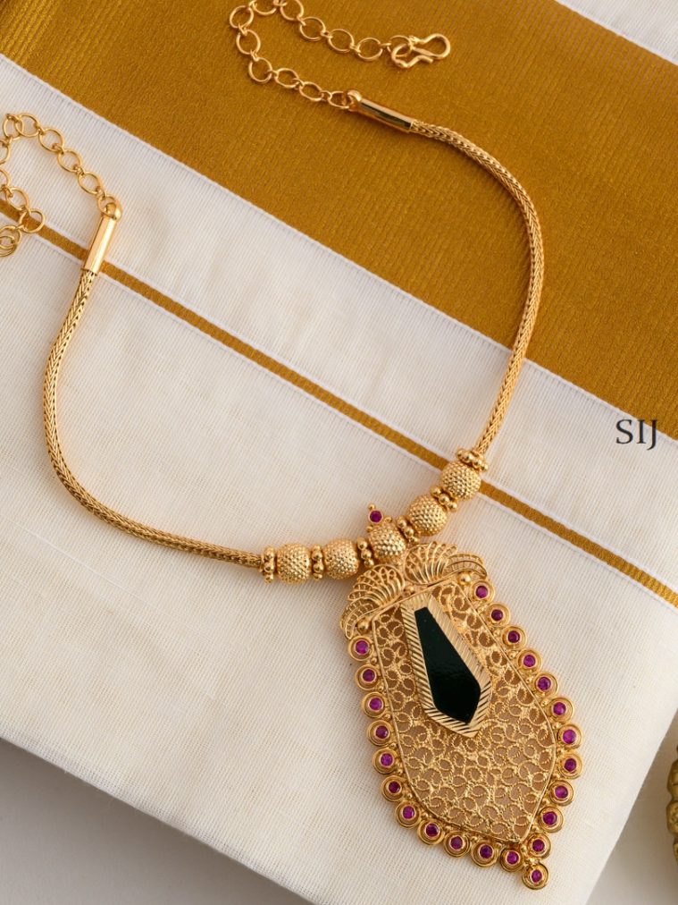 Antique Nagapadam Pendant Chain Set