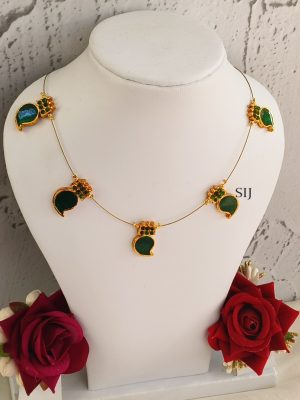 Kerala Palakka Mango Invisible Necklace
