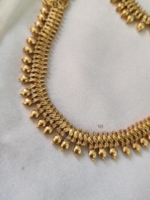 Gold Plated Peacock Motif Vivaha Bridal Combo Set