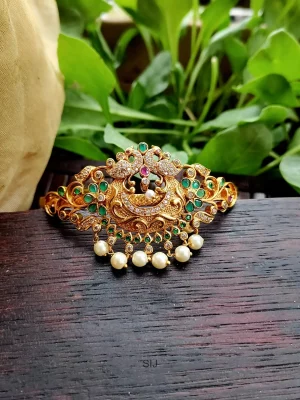 Green Kemp Stone Floral Vanki