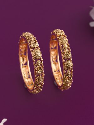 Temple Gaja Lakshmi Antique Kids Bangles