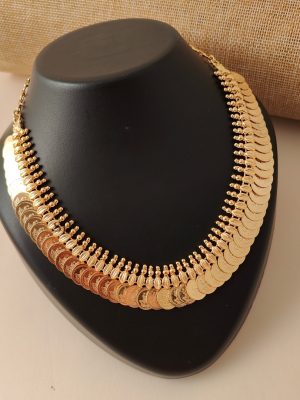 Temple Lakshmi Coin Necklace