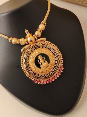 Temple Lakshmi Motif Palakka Necklace