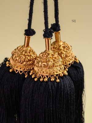 Antique Floral Design Bridal Jada Kunjalam