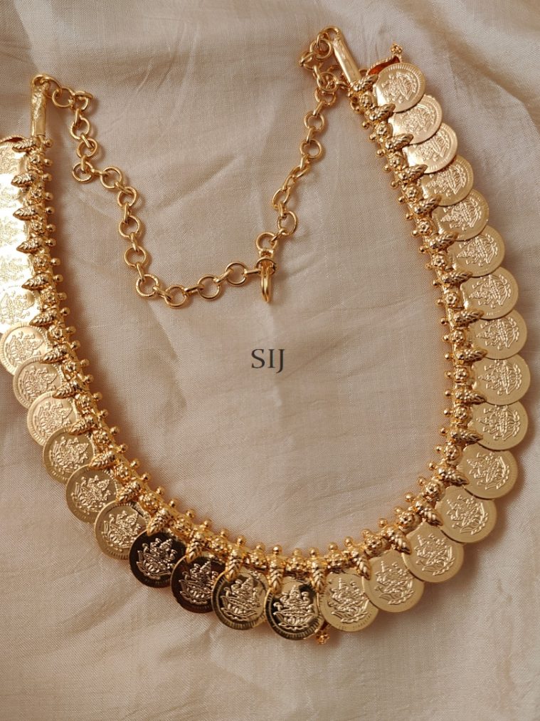 2 in 1 Mango and Lakshmi Coin Necklace