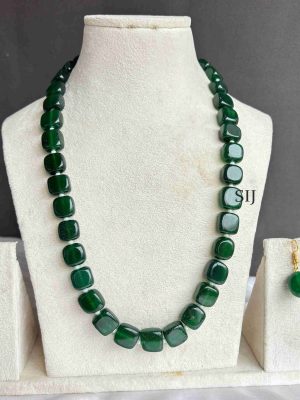 Emerald Beads Chain Set