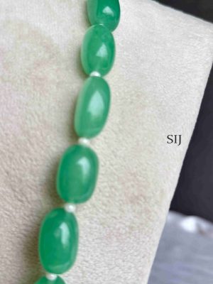 Light Green Beaded Chain Set