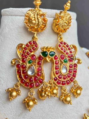 Antique Peacock Kemp Necklace