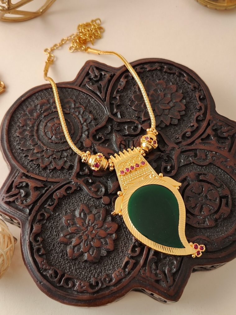 Traditional Kerala Mango Palakka Necklace